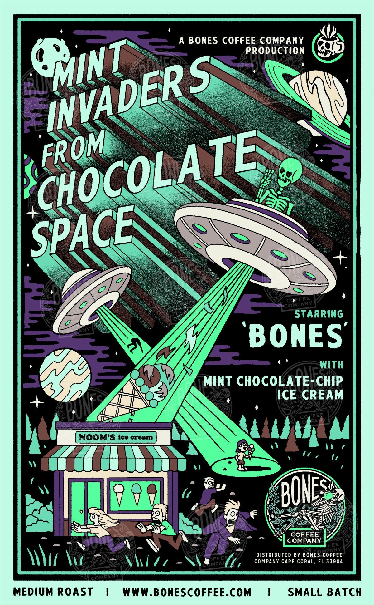 Bones Coffee Mint Invaders